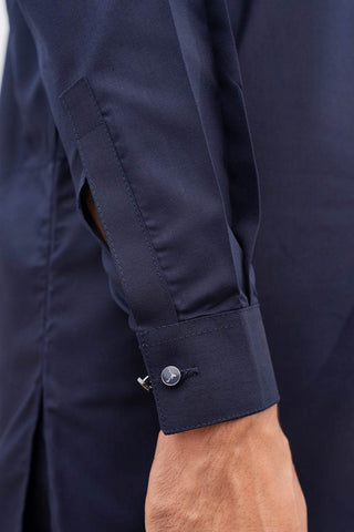 Deep Blue Kurta – A Smart and Traditional Outfit for a Refined Everyday and Festive Look - Ecowears.pk