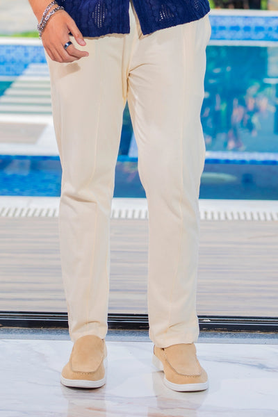 Fawn Flex Relaxed Fit Trouser - Beige Edition