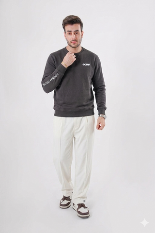 Essential Logo Sweatshirt – Charcoal Grey