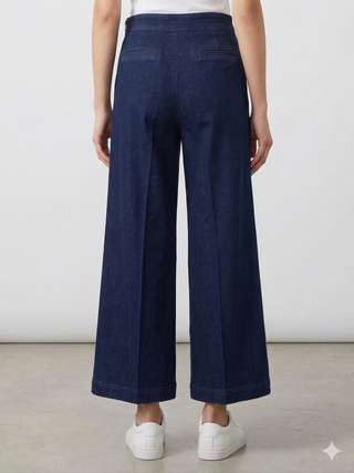 High-Rise Wide-Leg Denim