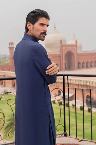 Graceful Navy Blue Shalwar Kameez – Traditional, Comfortable, and Perfect for Every Occasion - Ecowears.pk