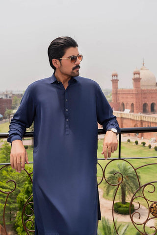 Graceful Navy Blue Shalwar Kameez – Traditional, Comfortable, and Perfect for Every Occasion - Ecowears.pk