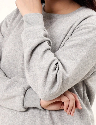 Grey Sweatshirt & Trouser Track Suit Set