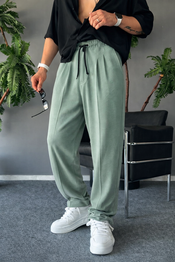 Sage Relax Fit Trouser