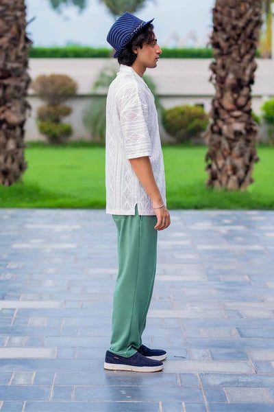 Lagoon Drift White Shirt