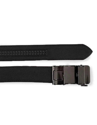 Leather Belt Brown – Embossed Leather with Automatic Buckle - Ecowears.pk