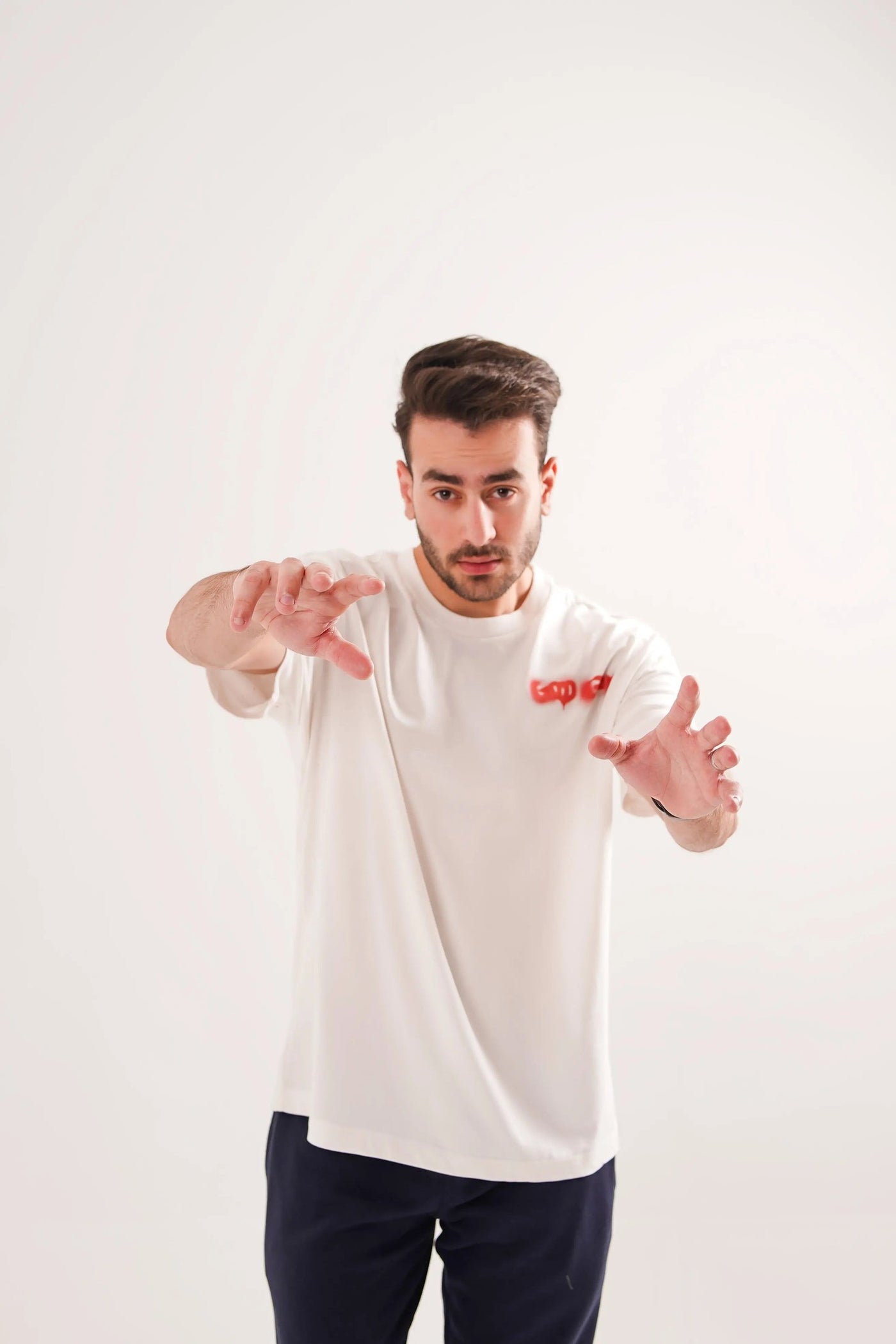 Men’s Down-Shoulder Cotton T-Shirt