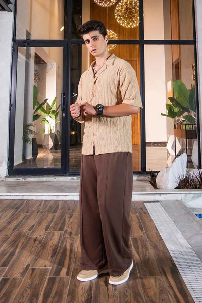 Men’s Relaxed Fit Trouser – Chocolate Brown