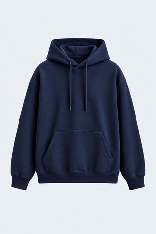 Navy Basic Hoodie