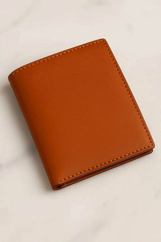 Minimalist RFID Leather Wallet – Slim & Secure Design - Ecowears.pk