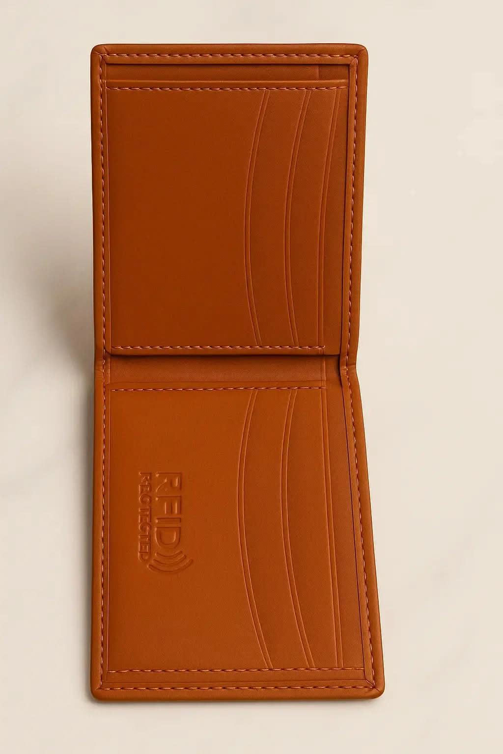 Minimalist RFID Leather Wallet – Slim & Secure Design