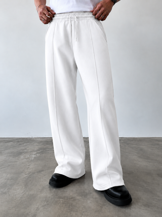 Premium White Relaxed Fit Trouser