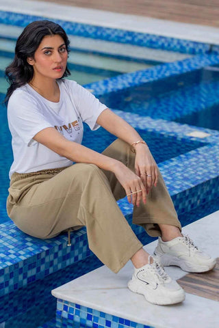 Nomad Luxe Trouser - Soft Stretch Wide-Leg Fit for Ultimate Comfort - Ecowears.pk