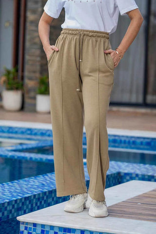 Nomad Luxe Trouser - Soft Stretch Wide-Leg Fit for Ultimate Comfort - Ecowears.pk