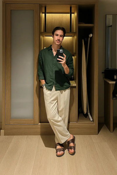 Relaxed Fit Trouser – Golden Wheat