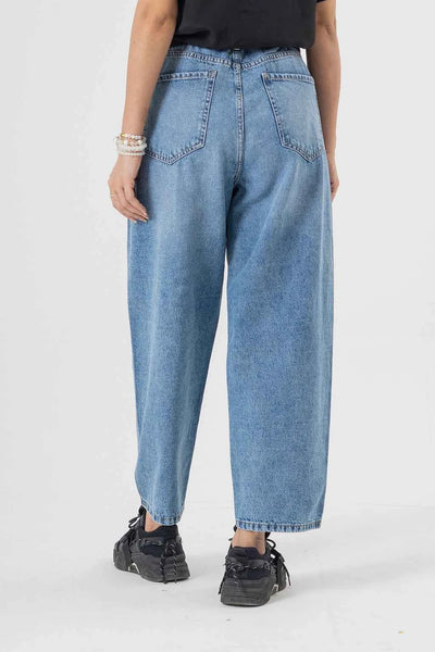 Relaxed Light Blue Baggy Jeans Effortless Wide Leg Comfort