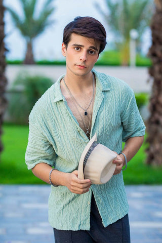 Sea Green Shirt - Classic Style for Timeless Appeal - Ecowears.pk