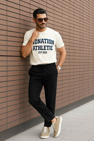 Varsity Legacy Tee Cream Edition – Classic Style for Everyday Wear - Ecowears.pk