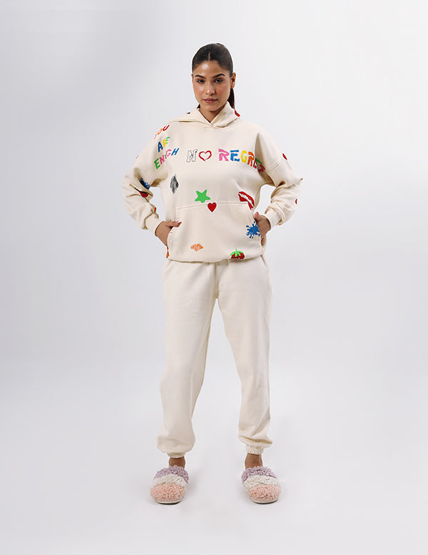 Off-White Printed Tracksuit Set
