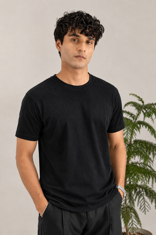 Basic Black T-Shirt – Regular Fit Ecowear Store Shirt