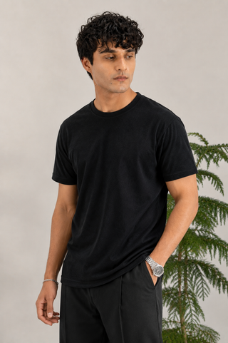 Basic Black T-Shirt – Regular Fit Ecowear Store Shirt