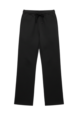 Black Essential Fleece Sweatpants Ecowears Store
