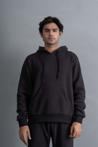 Black Essential Hoodie Ecowears Store