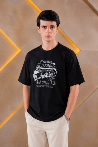 Black Irish Music Pub Tee Ecowears Store