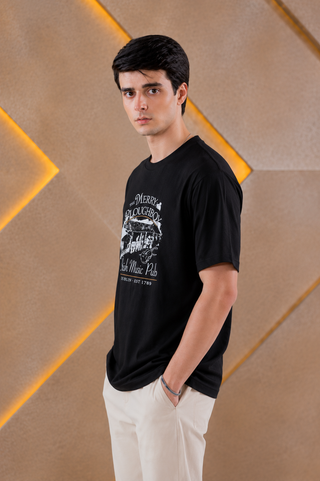 Black Irish Music Pub Tee Ecowears Store
