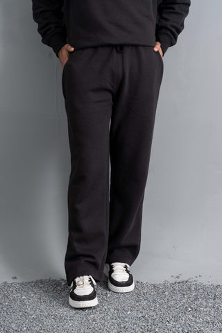 Black Straight Fit Trouser Ecowears Store