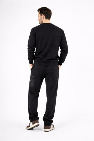 Black Tech Sweatshirt & Jogger Tracksuit Ecowears Store