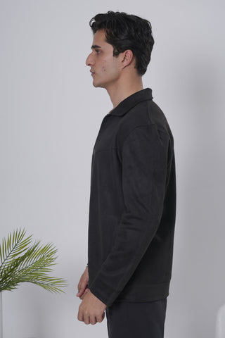 Black Zip-Up Jacket Ecowears Store