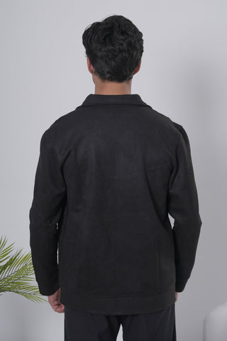 Black Zip-Up Jacket Ecowears Store