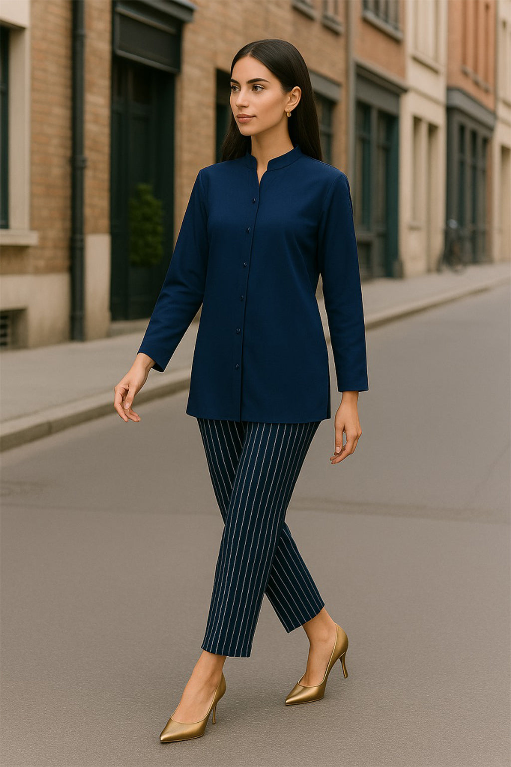 Blue Eclipse Co-ord Set