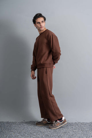 Brown Essential Sweat Set Ecowears Store