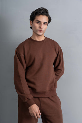 Brown Essential Sweat Set Ecowears Store