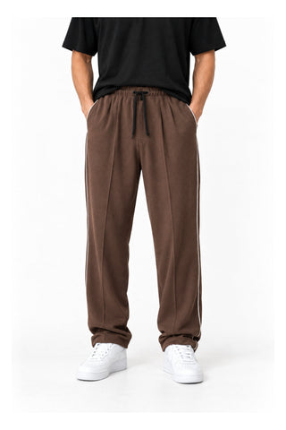 Men's Brown Lined Relaxed-Fit Trouser Ecowears.pk