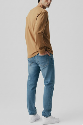 Brown Long Sleeve Tee Ecowears Store