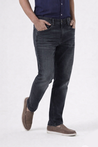 Charcoal Black Slim Fit Jeans Ecowears.pk Boys