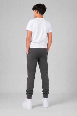 Charcoal Gray Fleece Trousers Ecowearstore