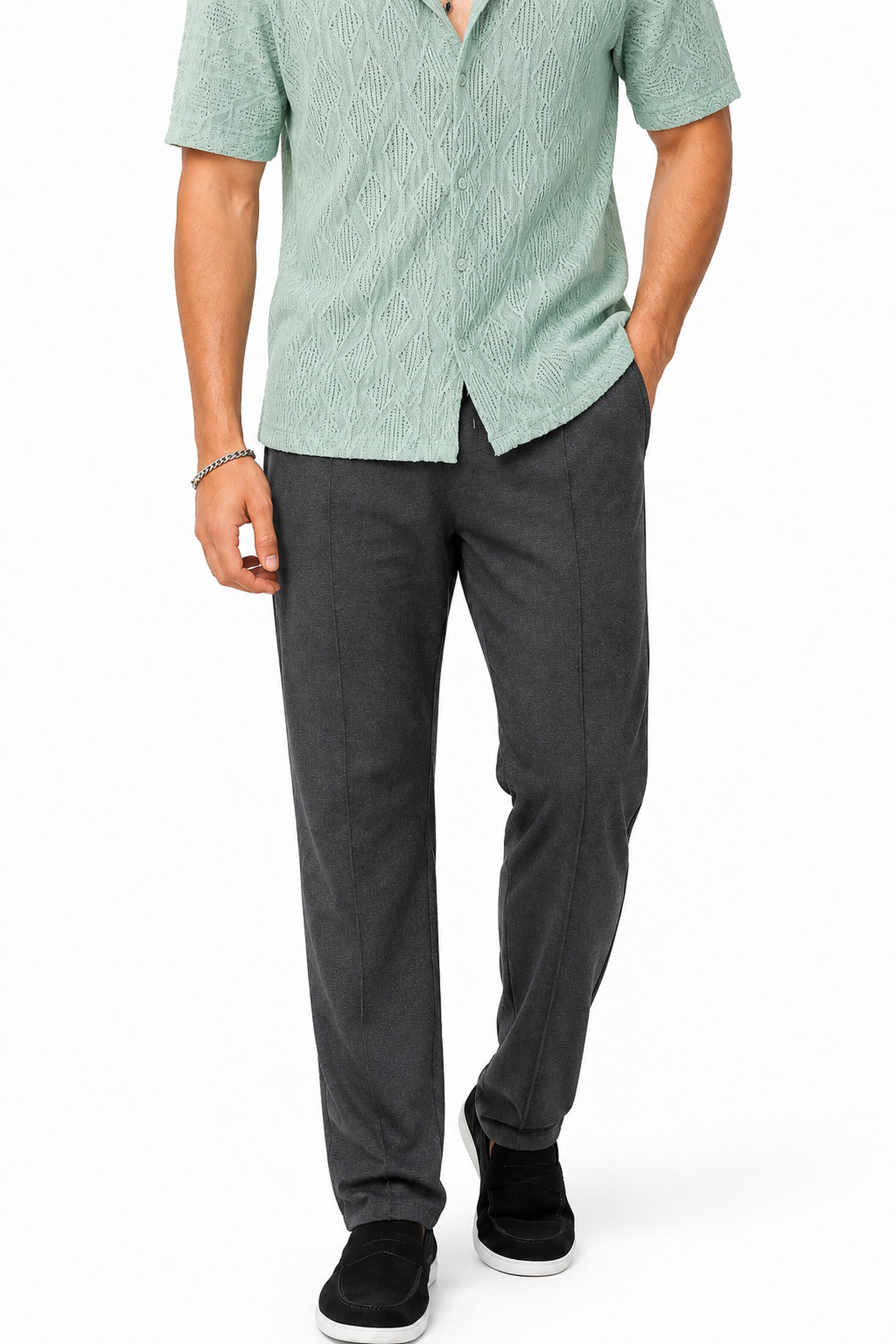 
                          Relaxed Fit Trouser - Charcoal Grey Ecowears.pk
                        