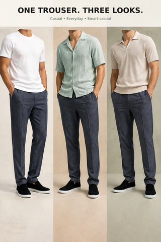 Relaxed Fit Trouser - Charcoal Grey Ecowears.pk