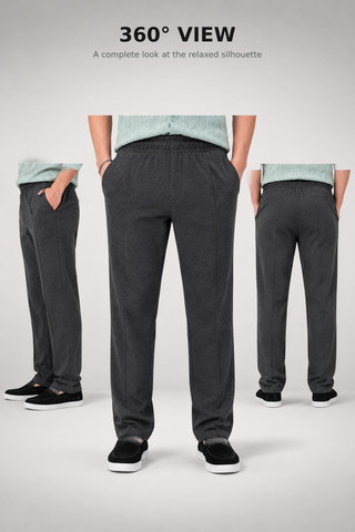 Relaxed Fit Trouser - Charcoal Grey Ecowears.pk