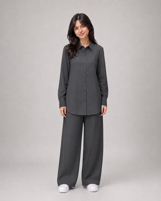 Charcoal Grey Co-ord Set Ecowears Store