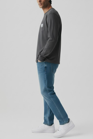 Charcoal Long Sleeve Tee Ecowears Store