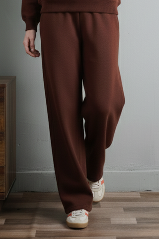Chocolate Straight-Leg Trouser Ecowears Store