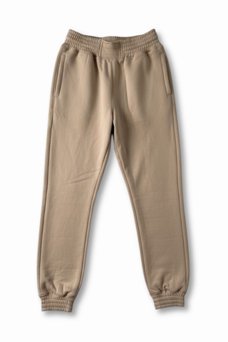 Classic Beige Fleece Tracksuit Ecowears Store