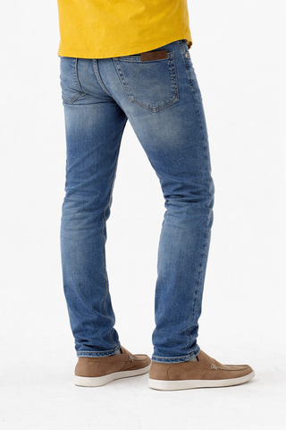 Classic Blue Slim Fit Jeans Ecowears.pk Boys