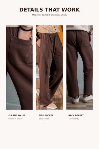 Classic Brown Relaxed-Fit Trouser Ecowears Store