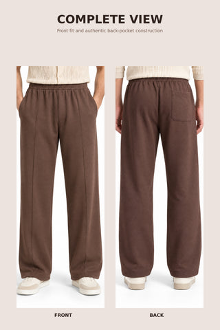 Classic Brown Relaxed-Fit Trouser Ecowears Store